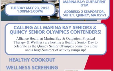 MBBA member @alliancemarinabay_oppt is hosting a healthy senior day event! Healthy cookout, wellness screenings, giveaways and prizes! If you are interested in attending or becoming a vendor, call 617.769.5188 or email ovavryshyn@marinabaynursing.org