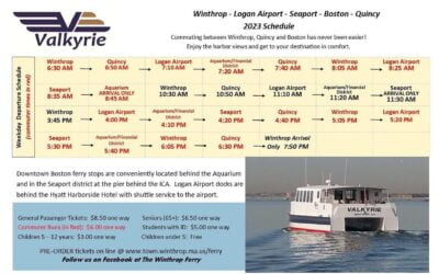 The 2023 Ferry schedule is out. ⛴️