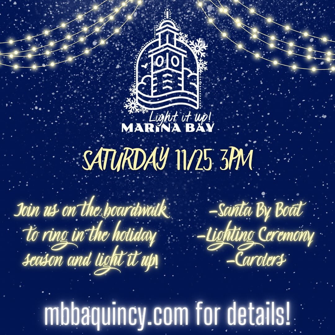 It’s time. Let’s LIGHT IT UP! See you Saturday 11/25 at 3p!mbbaquincy.com/events or link on bio for details!(swipe for pictures from last year!)