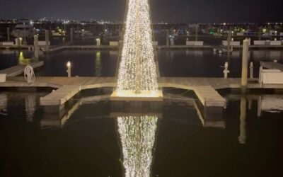 Marina Bay wearing its holiday best! Fun fact: did you know that the businesses and restaurants do stay open year round and don’t just close for the year on Sept 1?  Head down to the boardwalk to take a holiday stroll and support small business! They need your help during the off season! #marinabay #quincy #hiddengem #waterfront #holidays #mbba #neponset #holidaylights #lightitup #shoplocal