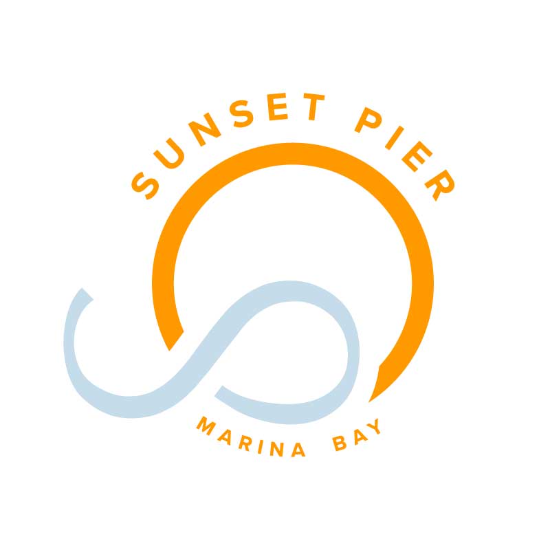 sunset pier marina bay logo