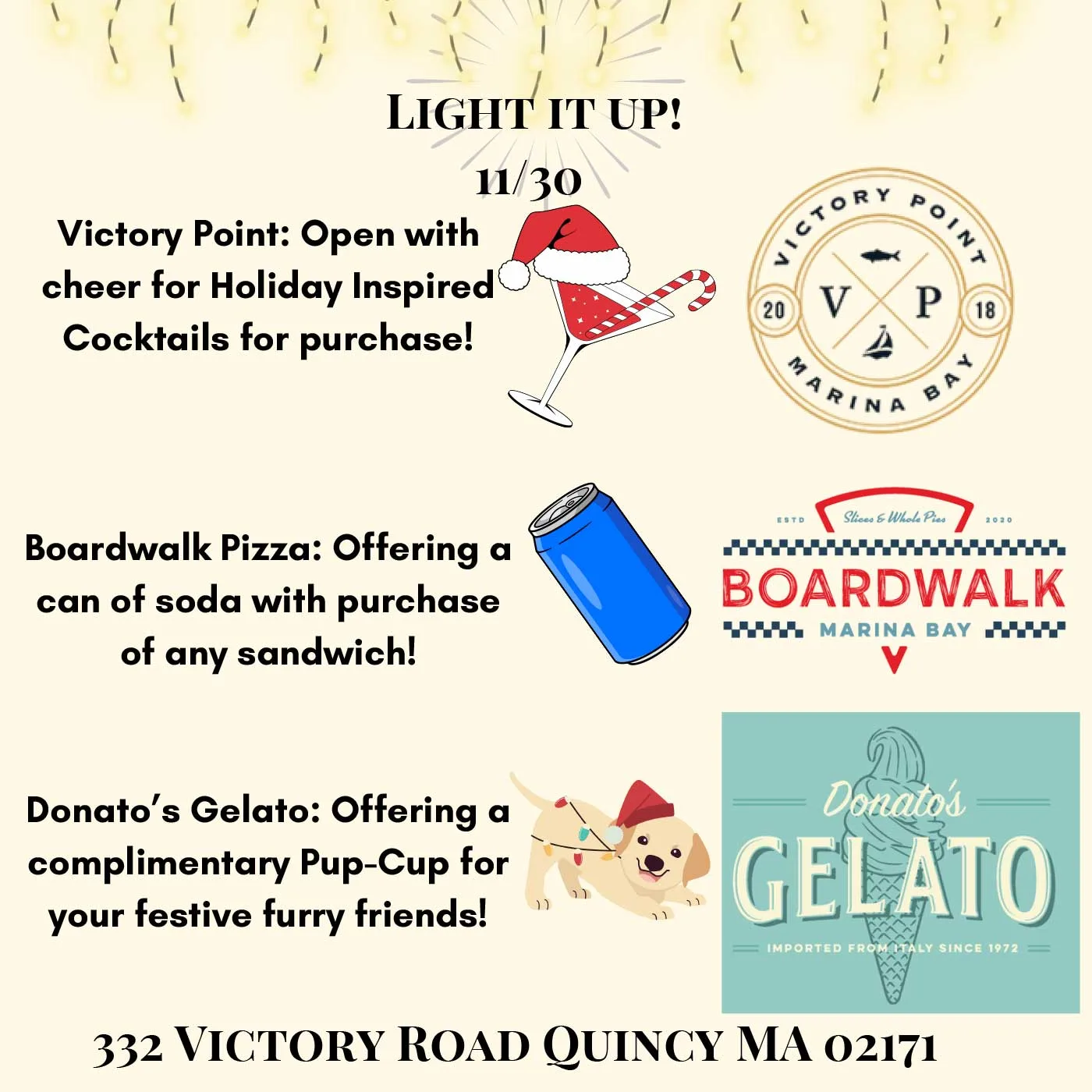 vp boardwalk gelato light it up flyer